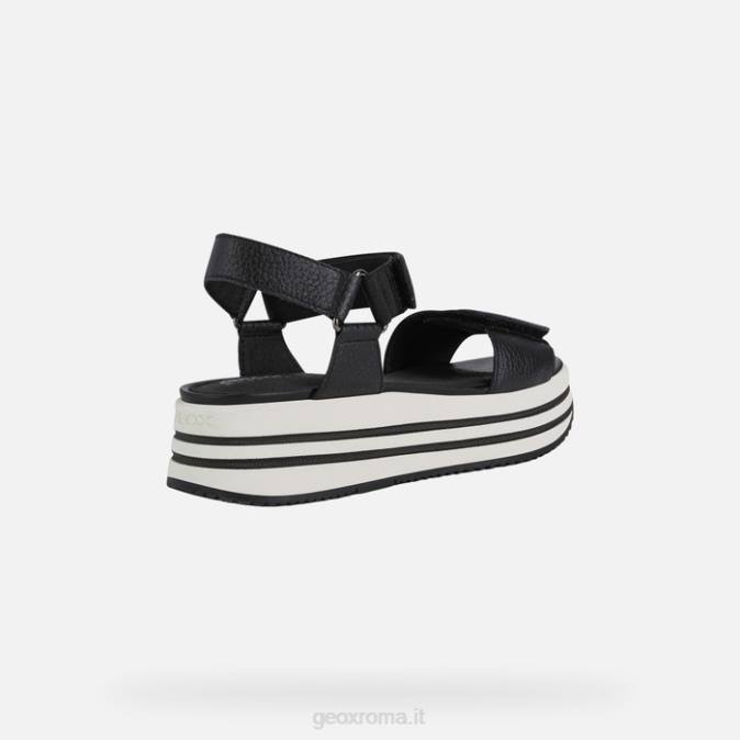 sandalo kency donna FX0W355 nero Geox
