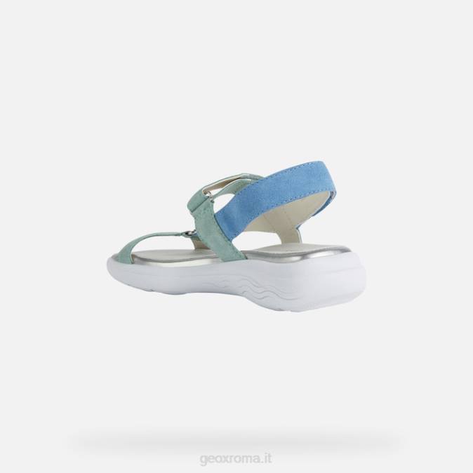 sferica ec5w donna FX0W35 bluette/acqua Geox