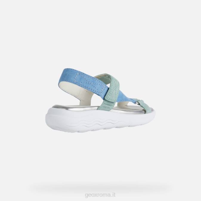 sferica ec5w donna FX0W35 bluette/acqua Geox