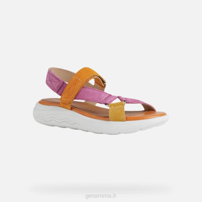 sferica ec5w donna FX0W36 fucsia/arancione Geox