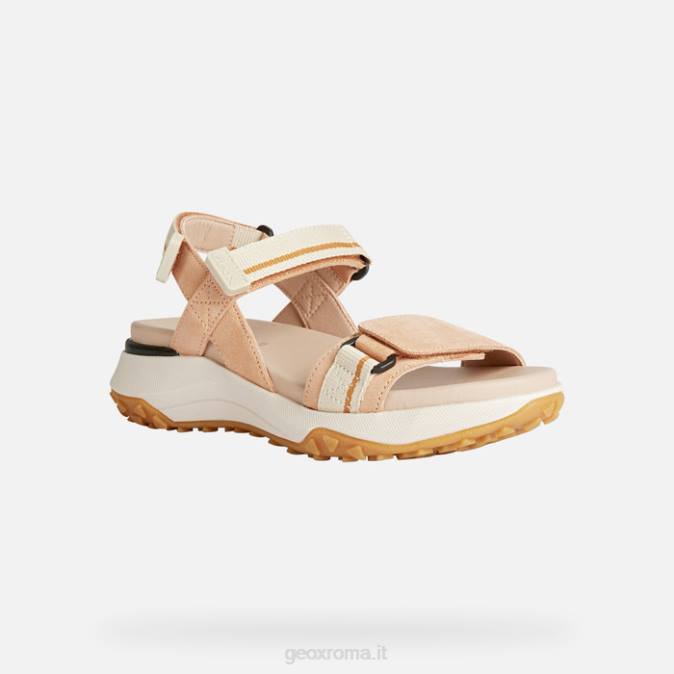 sorapis donna presa FX0W170 pesca/beige Geox