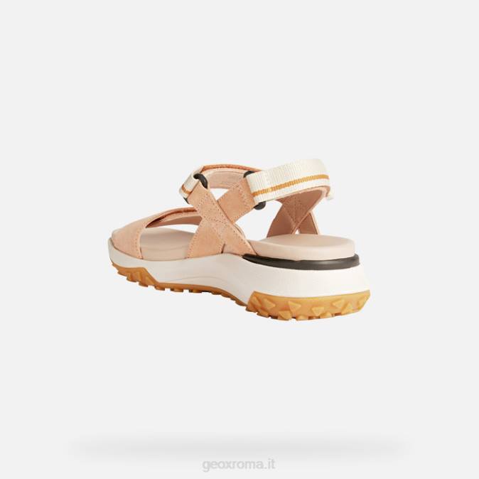 sorapis donna presa FX0W170 pesca/beige Geox