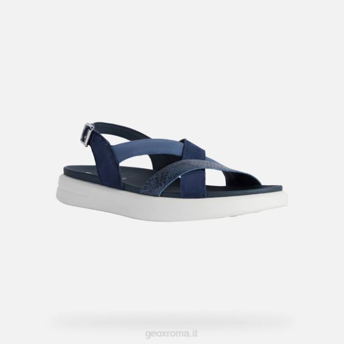 xe 2s donna FX0W559 blu scuro Geox