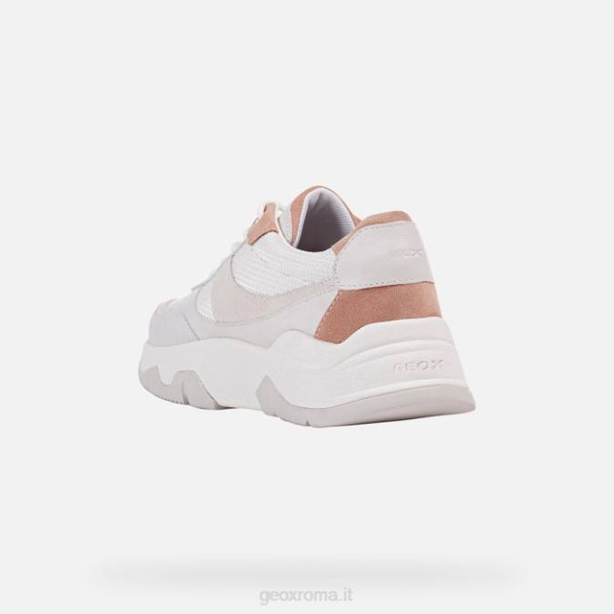 Kristen donna FX0W416 bianco/rosa scuro Geox