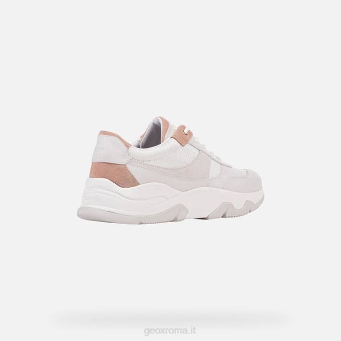 Kristen donna FX0W416 bianco/rosa scuro Geox