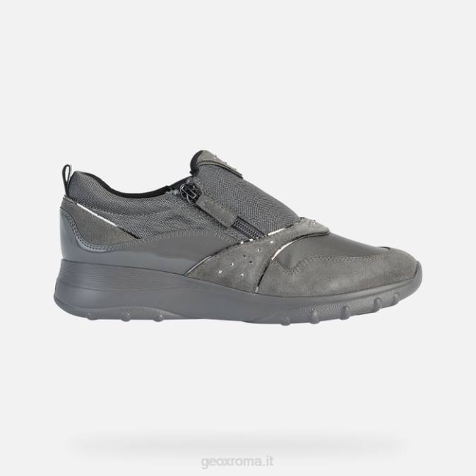 alleniee donna FX0W417 grigio scuro Geox