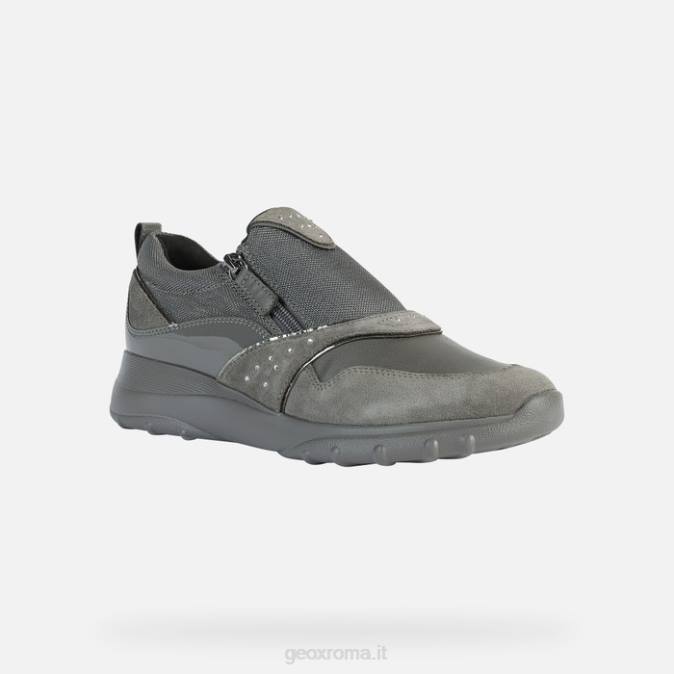 alleniee donna FX0W417 grigio scuro Geox