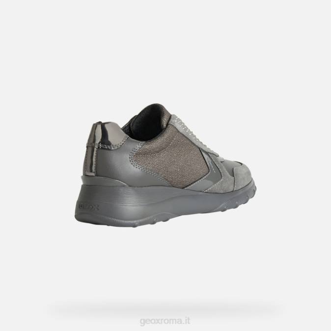 alleniee donna FX0W514 grigio scuro Geox