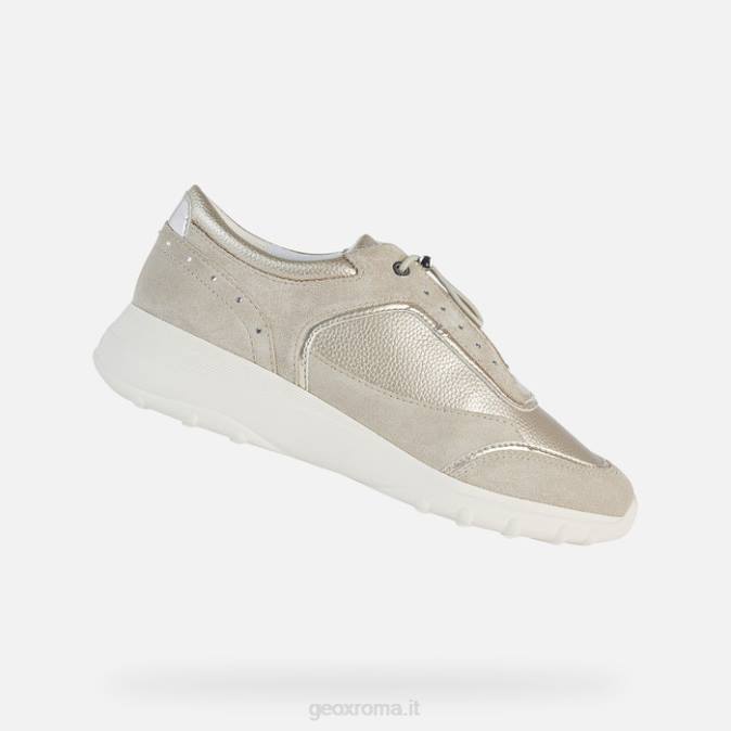 alleniee donna FX0W518 oro chiaro/tortora chiaro Geox