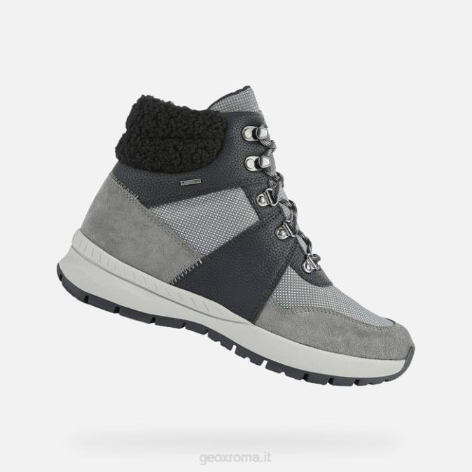 braies abx donna FX0W225 grigio scuro Geox