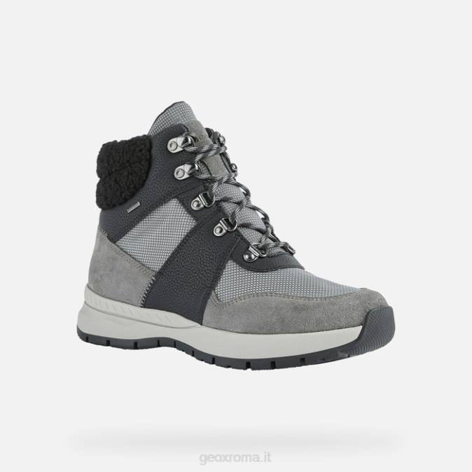 braies abx donna FX0W225 grigio scuro Geox