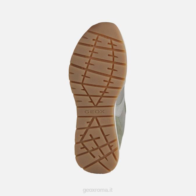 braies donna FX0W568 ghiaccio/salvia Geox