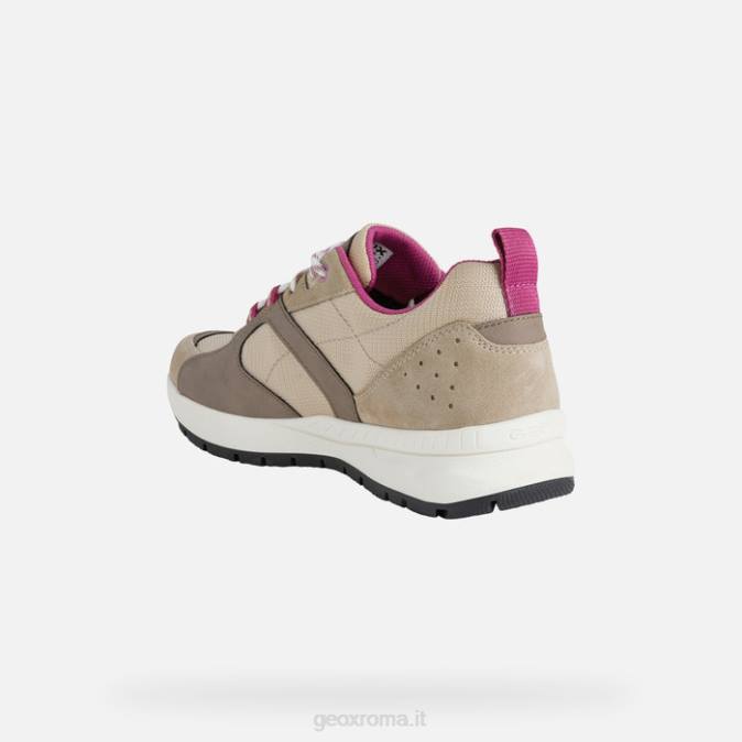 braies donna FX0W569 tortora chiaro Geox