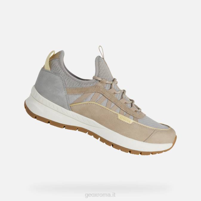 braies donna FX0W580 grigio chiaro Geox