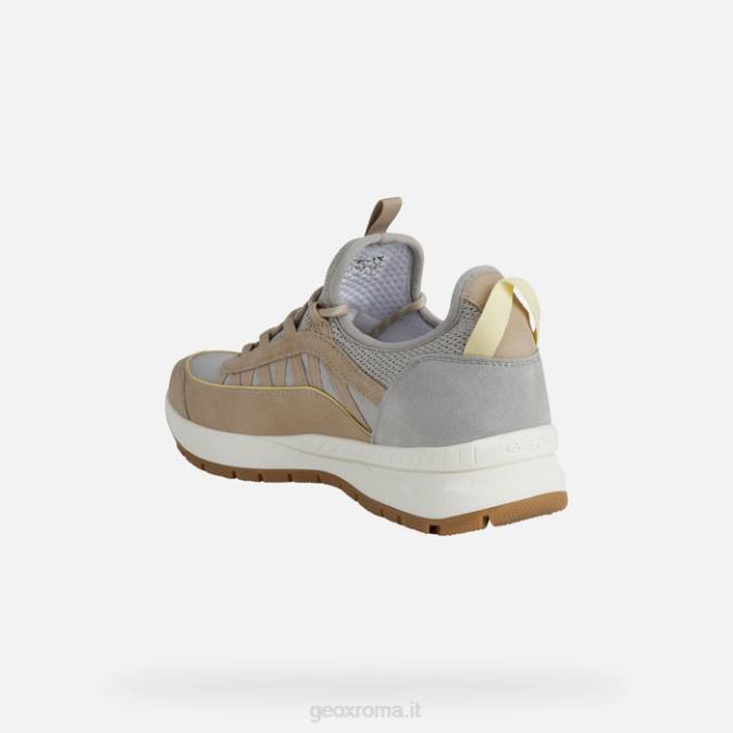 braies donna FX0W580 grigio chiaro Geox