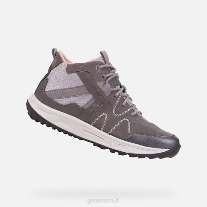 delray abx donna FX0W262 grigio scuro/grigio chiaro Geox