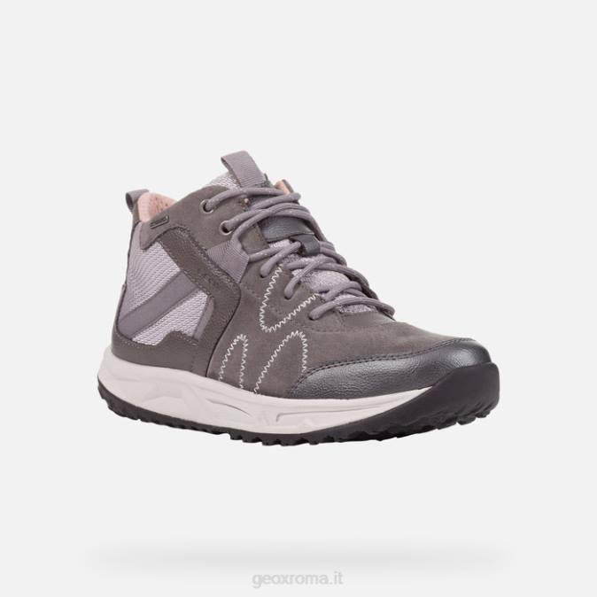 delray abx donna FX0W262 grigio scuro/grigio chiaro Geox