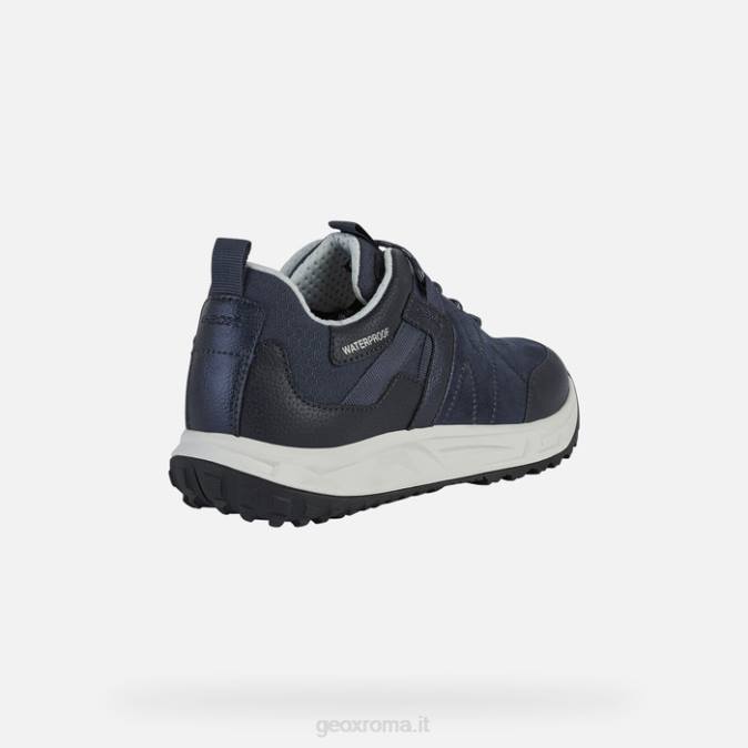 delray abx donna FX0W286 jeans scuri Geox