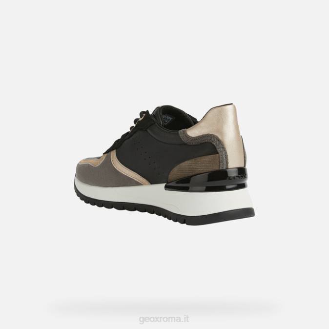 desja donna FX0W191 nero/grigio scuro Geox