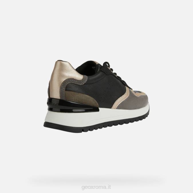 desja donna FX0W191 nero/grigio scuro Geox