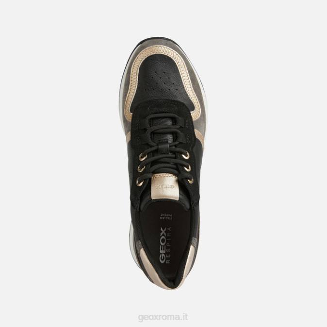 desja donna FX0W191 nero/grigio scuro Geox