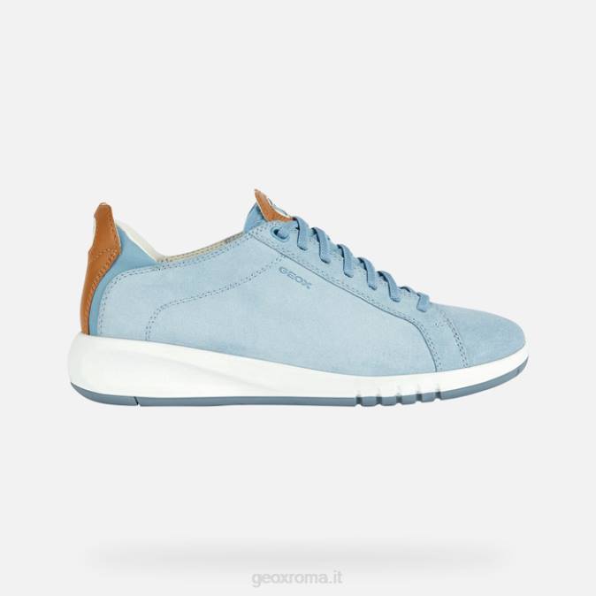 donna aerantide FX0W104 cielo chiaro/cammello Geox