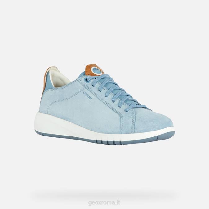 donna aerantide FX0W104 cielo chiaro/cammello Geox