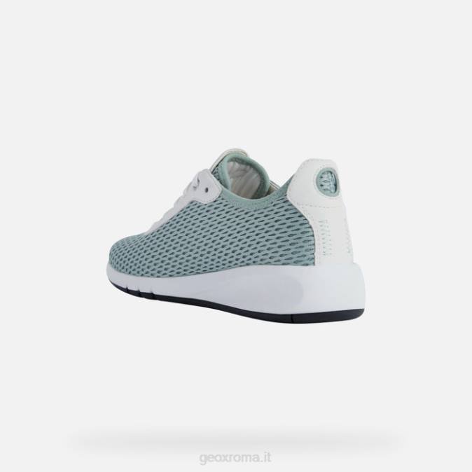 donna aerantide FX0W336 menta/bianco Geox