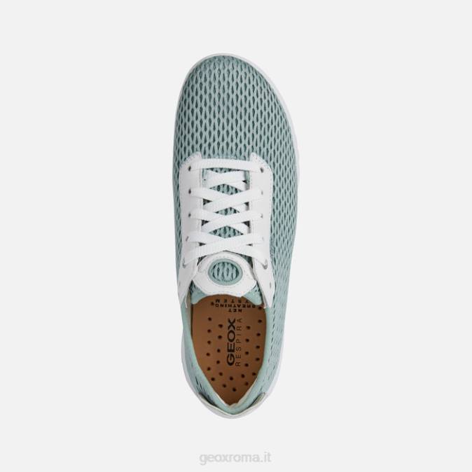donna aerantide FX0W336 menta/bianco Geox