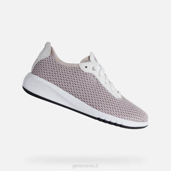 donna aerantide FX0W337 rosa antico/bianco Geox
