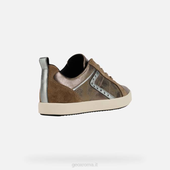 donna blomiee FX0W399 beige scuro Geox