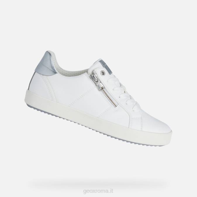 donna blomiee FX0W493 bianco/argento Geox