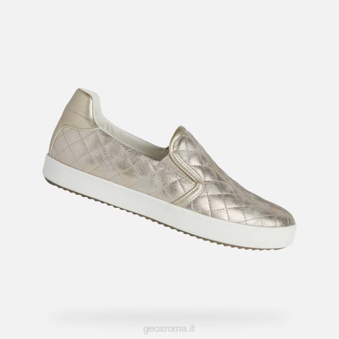 donna blomiee FX0W562 tortora chiaro/oro chiaro Geox