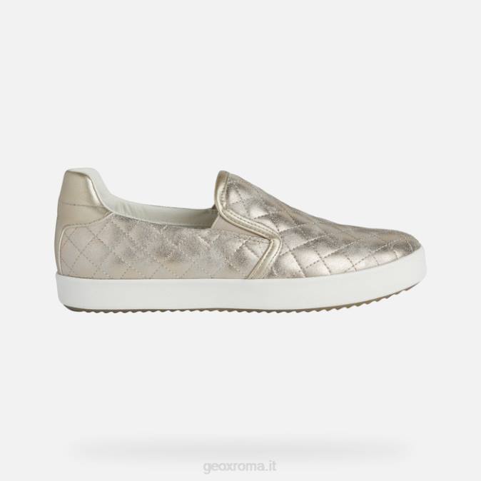 donna blomiee FX0W562 tortora chiaro/oro chiaro Geox