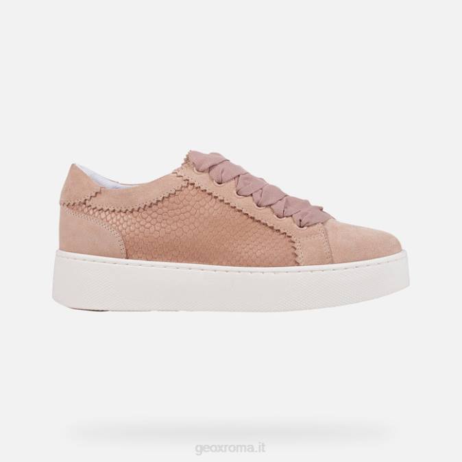 donna celeste FX0W93 pelle scura Geox