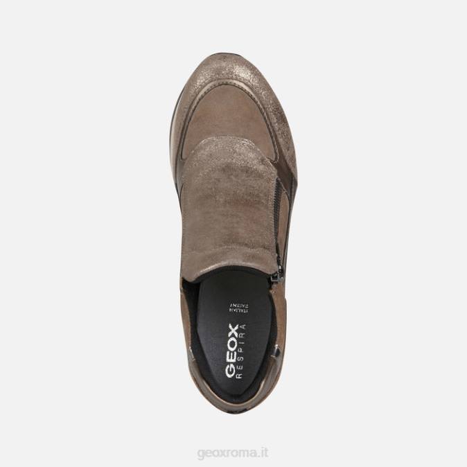 donna dama FX0W589 beige scuro Geox