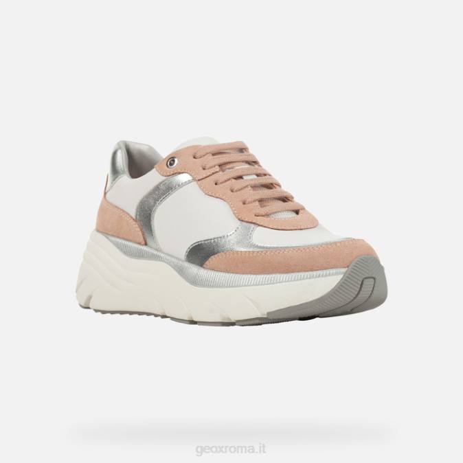 donna diamante FX0W224 bianco/nudo Geox