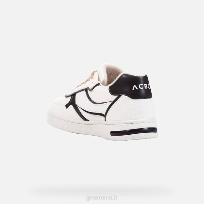 donna jaysen FX0W296 bianco nero Geox