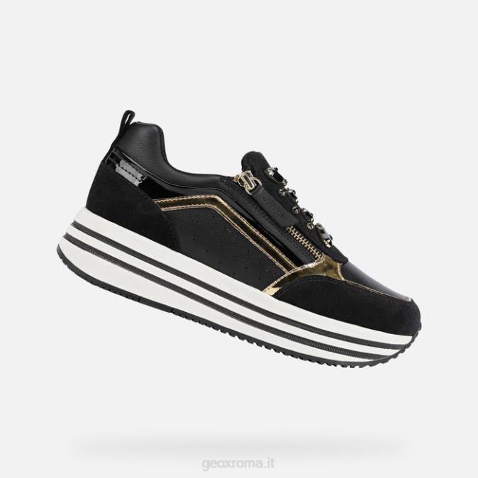 donna kency FX0W448 nero Geox