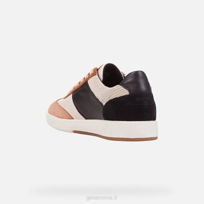 donna meleda FX0W314 crema/nero Geox