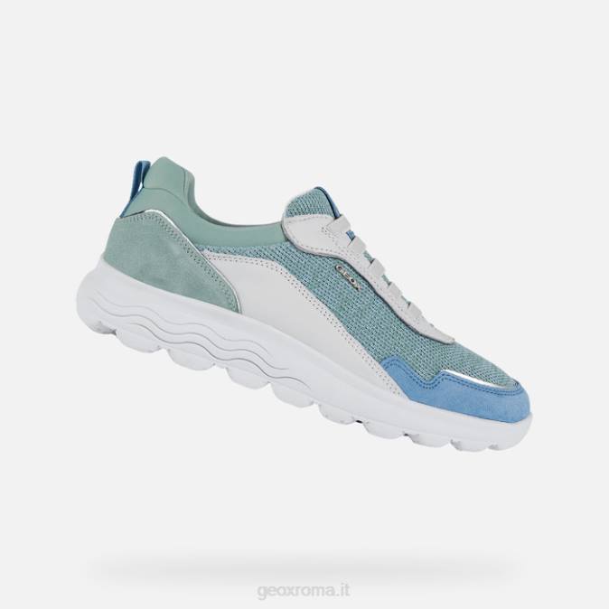 donna sferica FX0W18 bianco/verde Geox