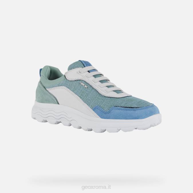 donna sferica FX0W18 bianco/verde Geox