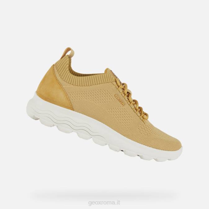 donna sferica FX0W24 giallo scuro Geox