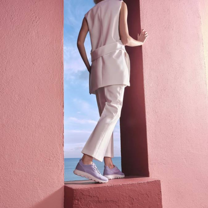 donna sferica FX0W67 viola chiaro Geox