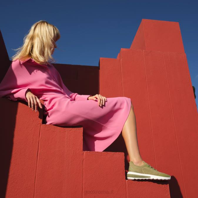 donna sferica attiva FX0W43 pistacchio Geox