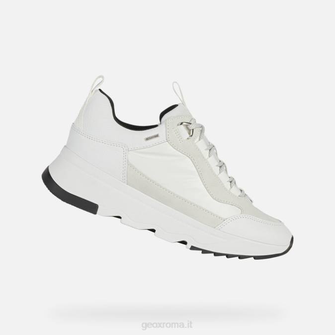 falena abx donna FX0W429 bianco/bianco sporco Geox