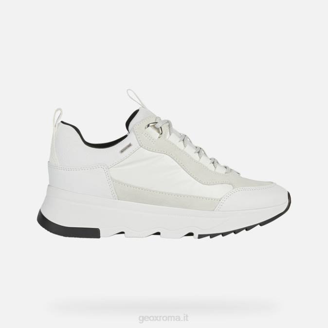 falena abx donna FX0W429 bianco/bianco sporco Geox