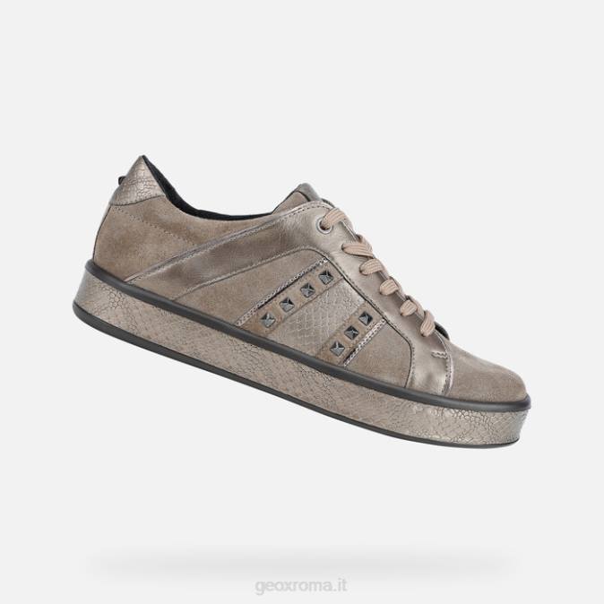 leelù donna FX0W603 beige scuro Geox