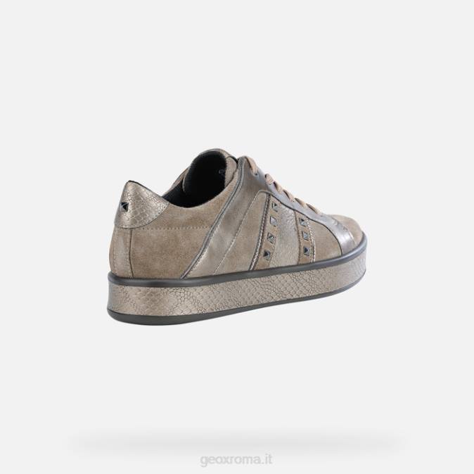 leelù donna FX0W603 beige scuro Geox