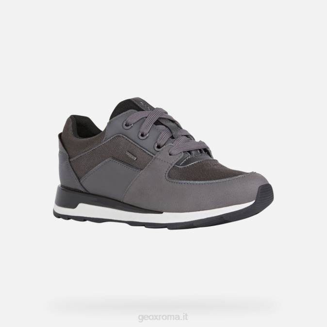 nuovo aneko abx donna FX0W596 grigio scuro/nero Geox
